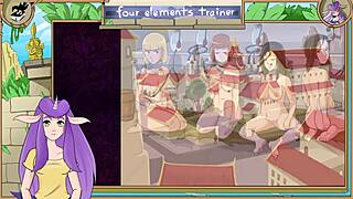 Blonde Brunette Orgy Facial On Ty Lee In Avatar Hentai Trainer