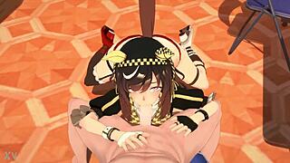 Casual after hours cowgirl riding and blowjob with creampie