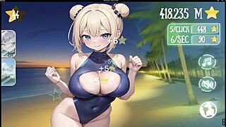 bouncy tits bounce in hentai game