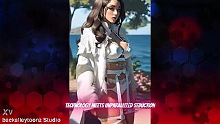 Дигитални диви 4 нецензурирани AI голям задник съблазън