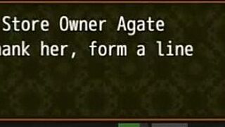 Finally free from contracts, Ceres enjoys cute petite gangbang with cum on tits in hentai game part 8 😍