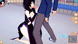 Re Zero Elsa Gets Her Breasts Rubbed In 3D Cartoon Hentai Game