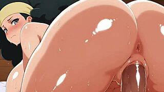 risley law from fairy tail in detailed hentai action