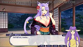 In this adventure, Kiara the sexy catgirl nurse gives an ara ara experience in part 2 of the hentai game.