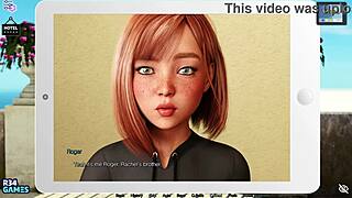 Helping step sister with reunion in 3d hentai sissy game episode 3.