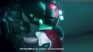 Batman DC Comics Villains Incredibles Harley Quinn 3D Blowjob Parody