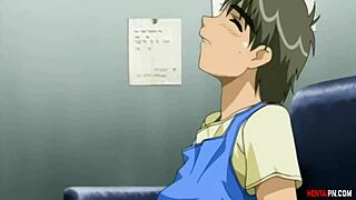 Učitelj svedri mlado študentko v vroči hentai srečanju