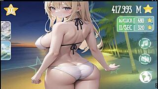 bouncy tits bounce in hentai game