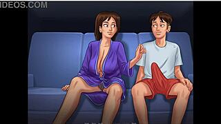 Hey, this horny stepmom is craving sex in Summertime Saga ep 5 – wanna join? 😏