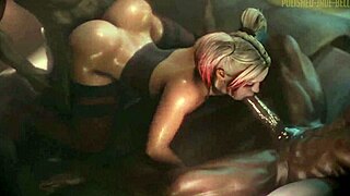Harley Quinn Craves Intense Anal and Blowjob Sessions in Wild Group Compilation