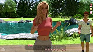 Complete gameplay Helping the Hotties part 10 with cowgirl riding doggystyle fucking and muff diving