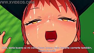 Anna skyler feels intense passion as her classmate fucks her on the school roof in anime.