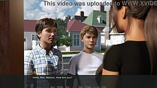 being a wife 2 explores milf cheating with old man in 3d game animations
