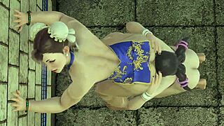 chun li x laura matsuda lesbian 3d porn with big tits hardcore moaning orgasm!