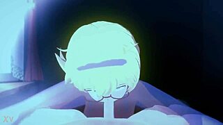 Little Witch Academia gazdag prostituált fújós jelenet