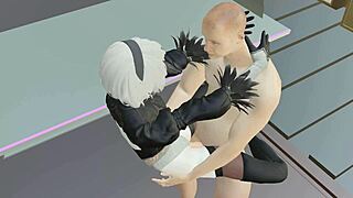 2B From Nier Replicant Takes Military Exam?