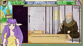 Azula's Passionate Pussy Licking in Avatar Trainer Part 48