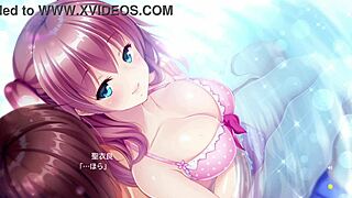 Seira Kurahashi stars in ecchi scene ending of Tsuki no Kanata de Aimashou.