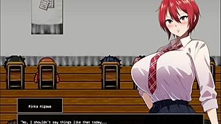 Red flower gets creampied in moonlight NTR scene