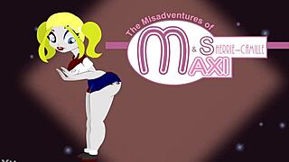 the misadventures of maxi and sherrie camille cosplay features harley quinn dc comics ass anime hentai big ass
