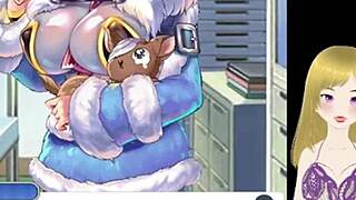 Watch this anime girl with big tits getting fondled until she starts lactating milk everywhere.
