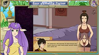 Azula's Passionate Pussy Licking in Avatar Trainer Part 48