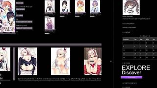 Seira Kurahashi stars in ecchi scene ending of Tsuki no Kanata de Aimashou.