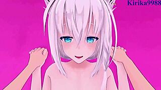 Natsuiro Matsuri and Shirakami Fubuki Intense POV Creampie Sex