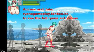 In this hentai game, the invisible ene engages in sex gameplay