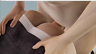 Honkai Impact 3 Hentai - Rita Rossweisse dikongkek dua kali dengan creampie di pepek