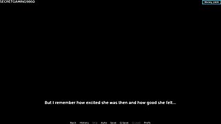 Hotwife sucks another man's huge cock on video then shows cuckold husband in 3D cuckold porn game