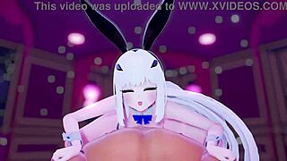 i love this merujin bunny in 3d cartoon anime