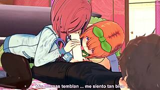 miku gets creampied and double penetrated by monsters in bdsm outfit.