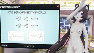 Naked Vtuber Delivers Lecture On Pendulum Amplitude Increasing With Wind And Tacoma Narrows Bridge Collapse