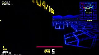 minus 8 - sexy pac man game blowjob big tits