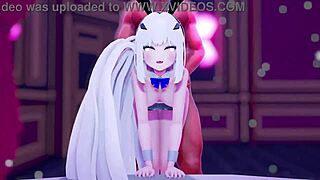 i love this merujin bunny in 3d cartoon anime