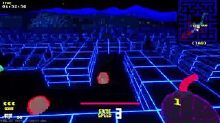 minus 8 - sexy pac man game blowjob big tits