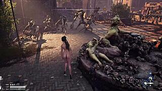 Stellar blade nude mod playthrough part 12 with curvy outfit and fat sexy 3d cartoon