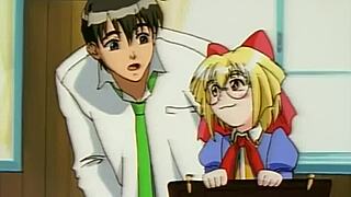 Teacher gives bikini-clad student hardcore fucking in retro classroom hentai scene. Details include deep thrusting and wild positions