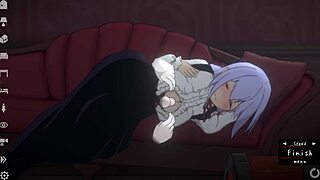 gameplay making sweet love with the doll in hentai game