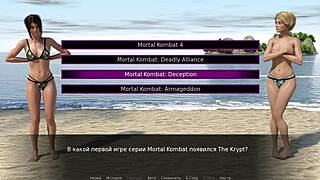 Emotional journey in beth the exhibitionist part 2 gameplay with outdoor horny scenes and big cock