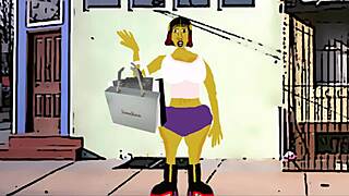 exploring the hood in bomb chika wow wow anime series