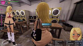 Χένται παιχνίδι 3D μυστικά έκθεσης γκάρου τζέικεϊ κάνει πιπί δημόσια