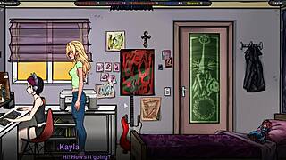 Aksi hentai sengit dalam permainan Pizza Hot v0.7 2D side-scroll oleh Abelius - Bahagian 3