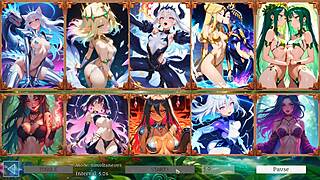 i love these battle babes hentai game slideshow with 10 hot fantasy girls elara seraphina sexy anime cards