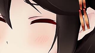 Shigure's Intense Emotions In Kantai Collection Hentai