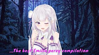 Emilia from Re:Zero in a captivating compilation of scenes