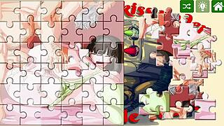 hentai jigsaw puzzle christmas edition features assfucking game play trailer