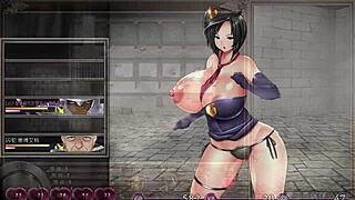 Karryn's Prison Days 21-22: Blowjob and Handjob with Big Cock