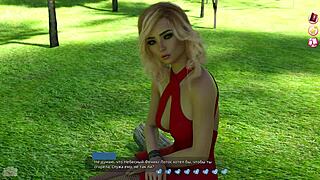 Helping The Hotties Gameplay Part 16 With Blonde Blowjob And Cowgirl Riding